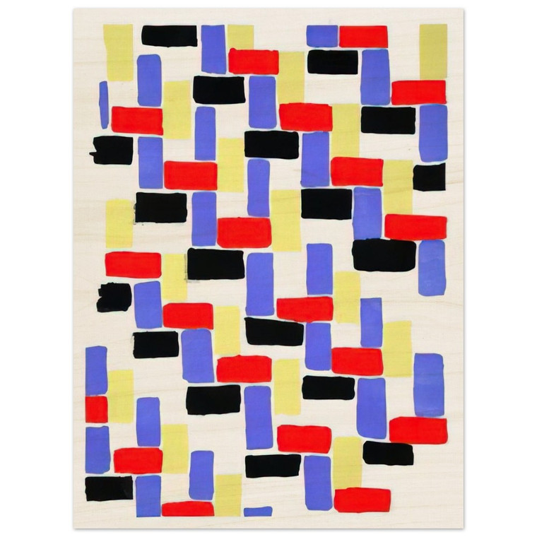 Sonia Delaunay  D181OULEURS IDEES Wood Print