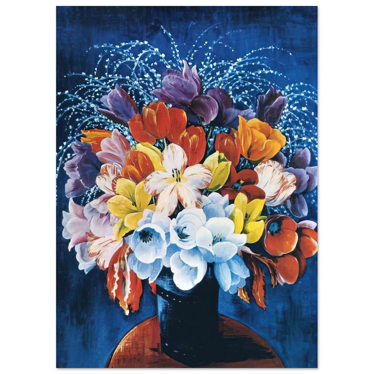 Moise Kisling  BOUQUET OF TULIPS Fine Art Poster / Art Print