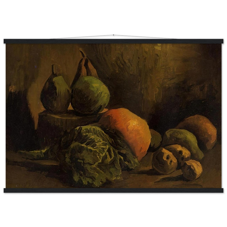 Vincent van Gogh Still Life with Vegetables and Fruit Poster with Hanger