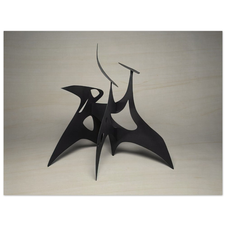 Alexander Calder  MUCH PIERCED 1947 Wood Print