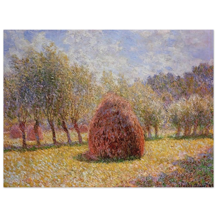 claude monet  Haystacks at Giverny Aluminum Print