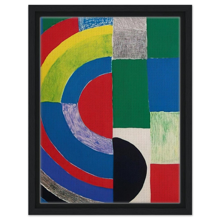 Sonia Delaunay  COLOR RHYTHMS Framed Canvas