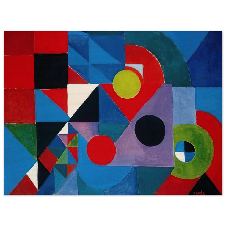Sonia Delaunay  RHYTHM COLOUR Wood Print
