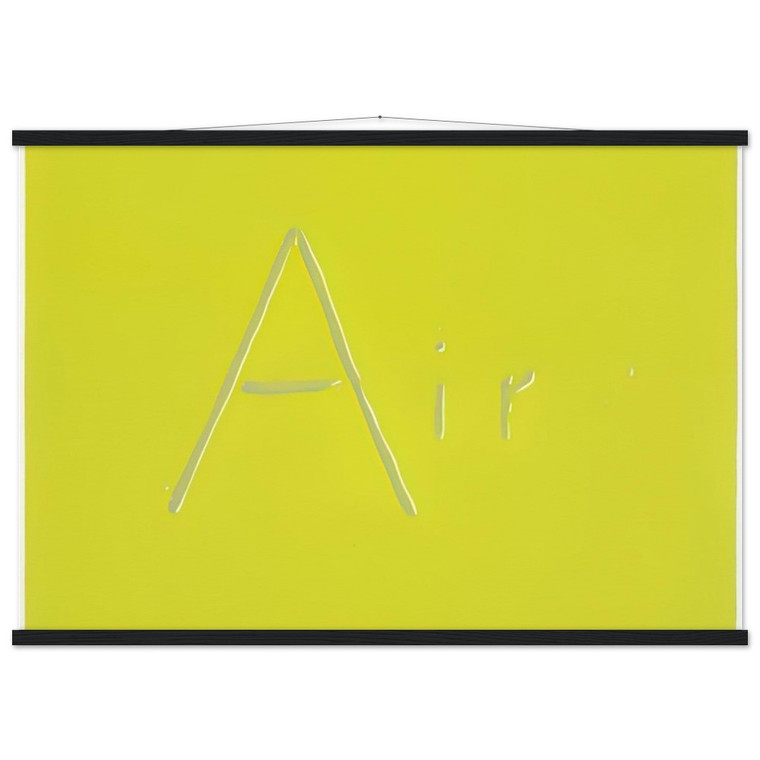 Edward Ruscha  AIR 1969 Museum-Quality Matte Paper Poster with Hanger