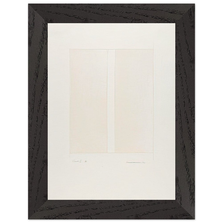 Barnett Newman  Canto I Premium Wooden Framed Art Print / Poster