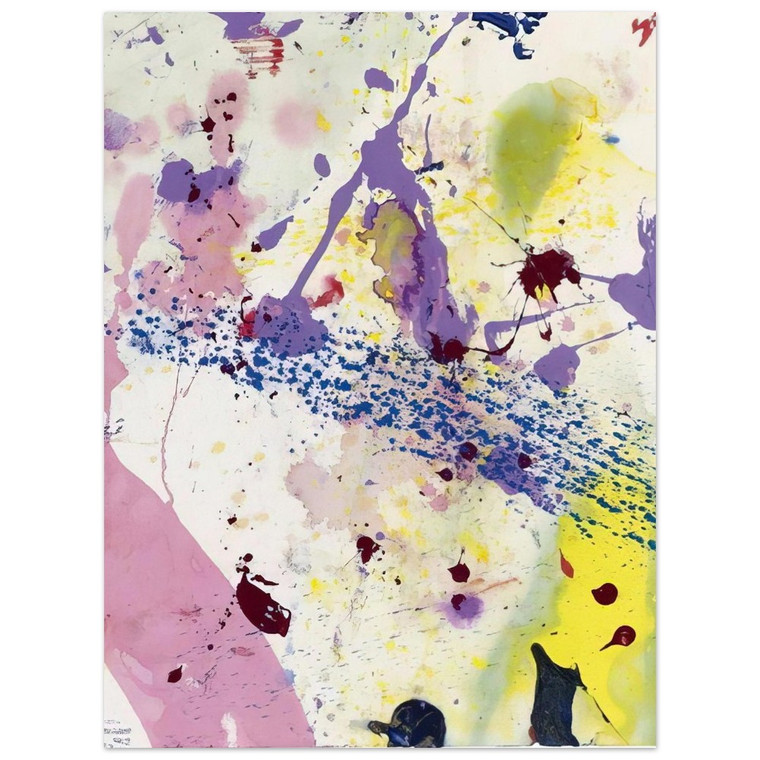 Sam Francis  Untitled  SF 90342  Aluminum Print