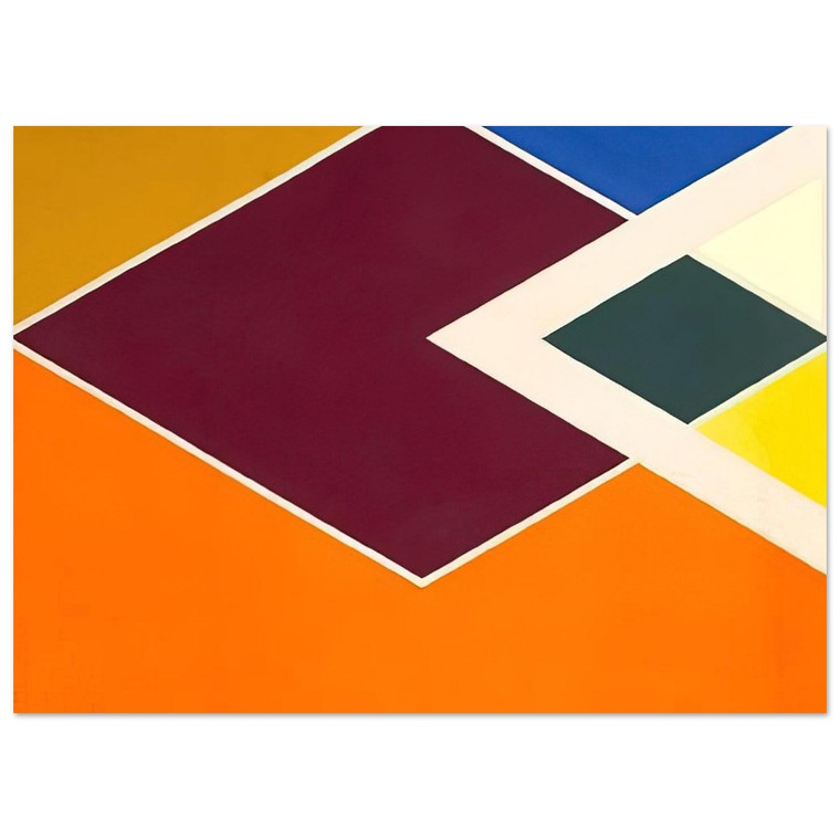 Larry Zox Batticaloa Diamond Drill Hard Edge Art Print