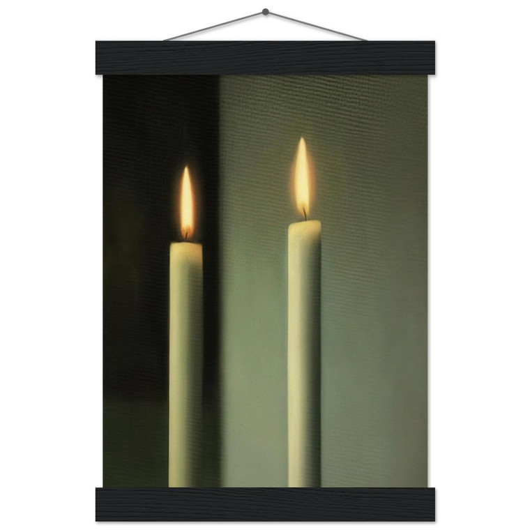 Gerhard Richter  CANDLES Museum-Quality Matte Paper Poster with Hanger
