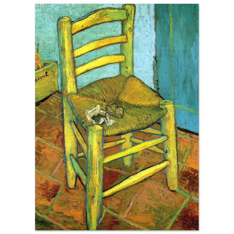 Vincent van Gogh  Van Goghs Chair Fine Art Poster / Art Print