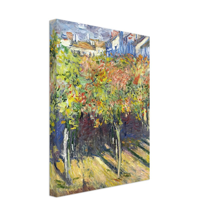claude monet  The Lindens of Poissy Canvas