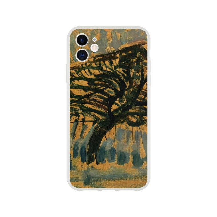 Piet Mondrian - Study for Blue Apple Tree Series Flexi case