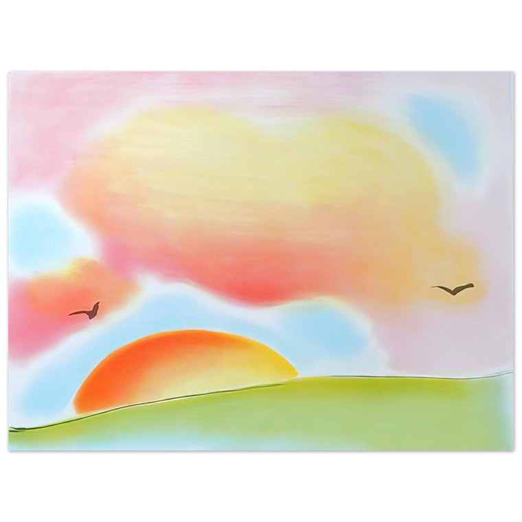 Peter Max  FREEDOM 1980 Aluminum Print