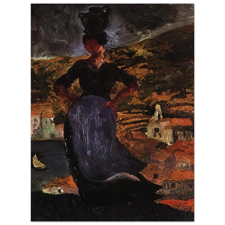 Salvador Dali  PORTRAIT OF HORTENSIA Aluminum Print