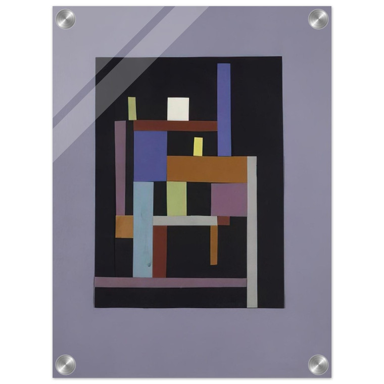 Ad Reinhardt  Collage  1938 Acrylic Print