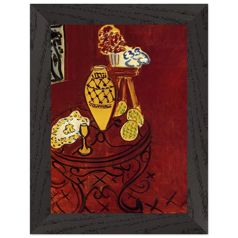 Henri Matisse Interior in Venetian Red 1946 Framed Art Print