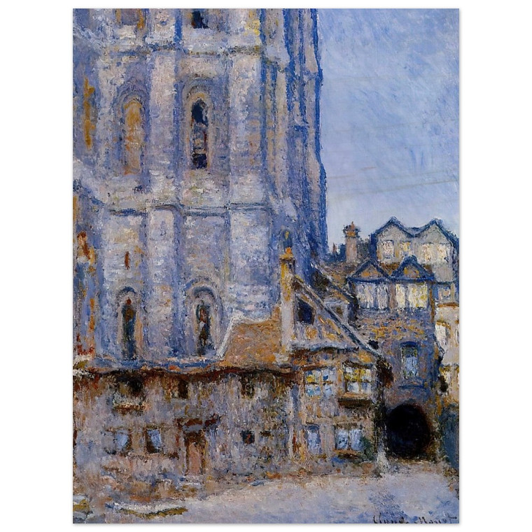 claude monet  The Cour dAlbane Wood Print