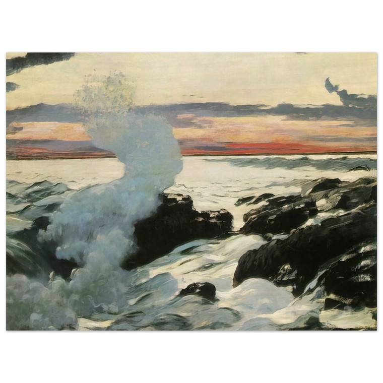 Winslow Homer  WEST POINT PROUT S NECK Wood Print