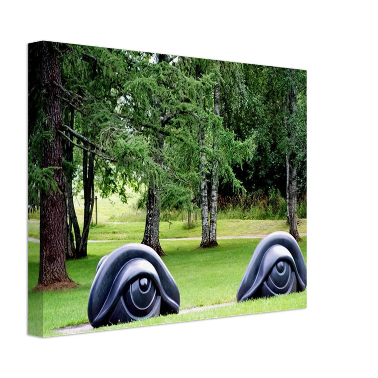 Louise Bourgeois  EYE BENCHES II 1997 Canvas