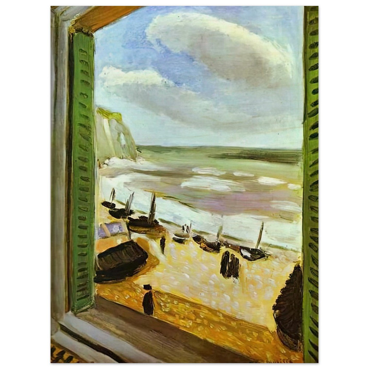 Henri Matisse  OPEN WINDOW AT COLLIOURE 1905 Wood Print