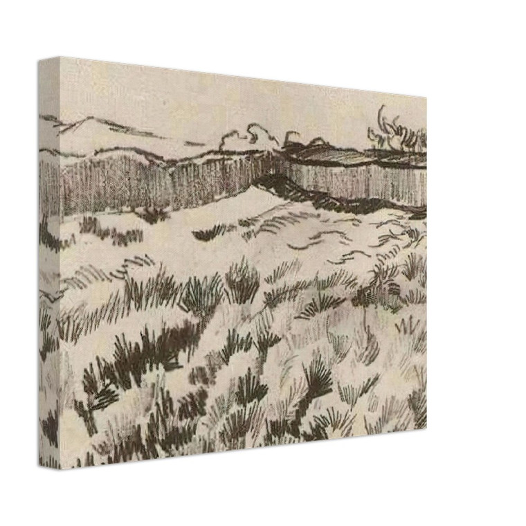 Vincent van Gogh  Enclosed Field Canvas
