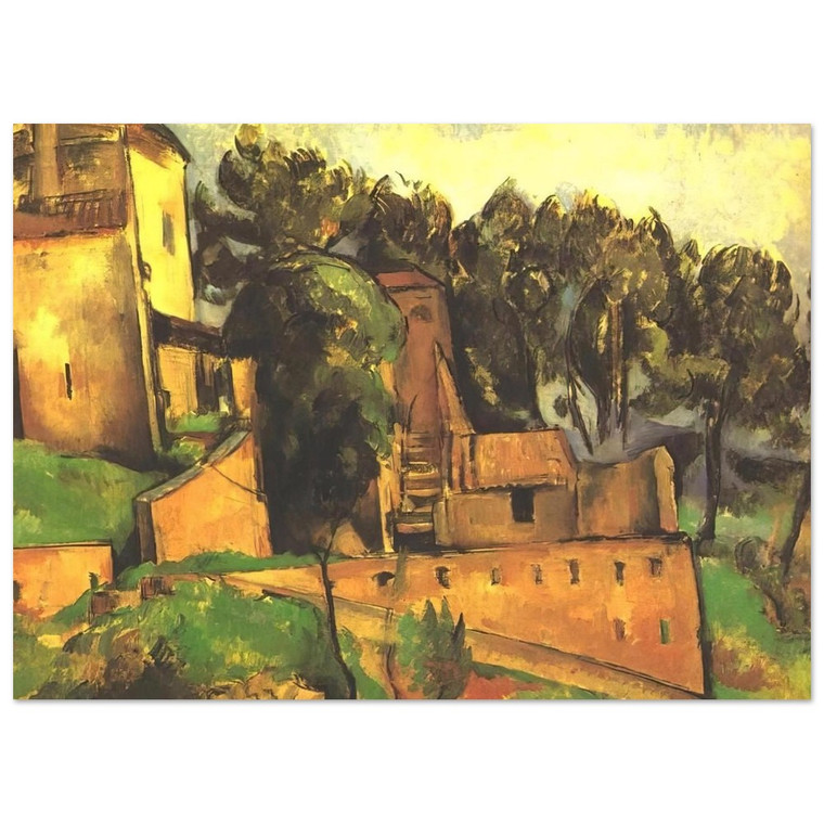 Paul Cezanne  The farm of Bellevue Fine Art Poster / Art Print