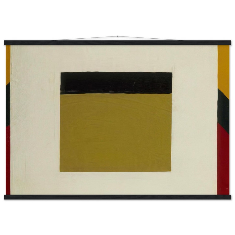 Al Held  White Square Museum-Quality Matte Paper Poster with Hanger