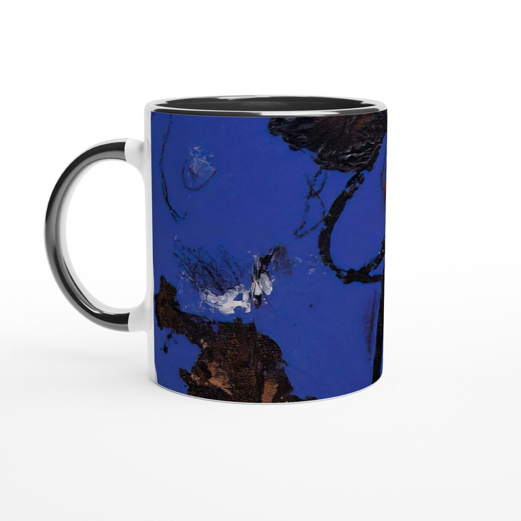 Emil Schumacher - G-3 - 1982 Ceramic Mug with Color Inside