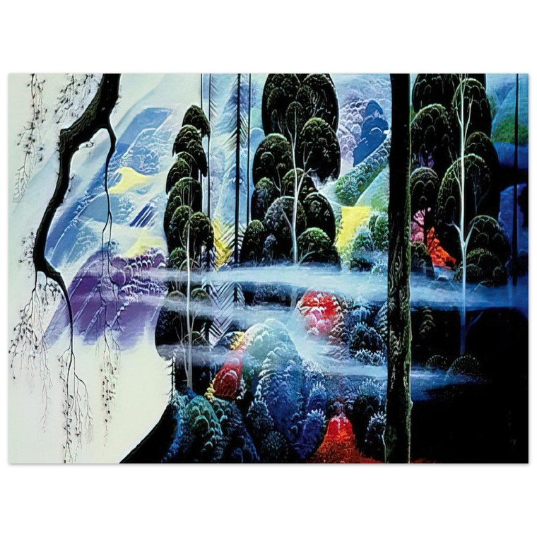 Eyvind Earle  Along the Coast Aluminum Print