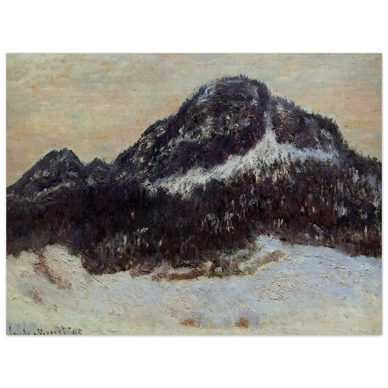 claude monet  Mount Kolsaas 2 Wood Print