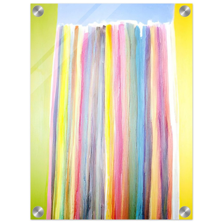 Ronnie Landfield  Oriole Sky  1972 Acrylic Print