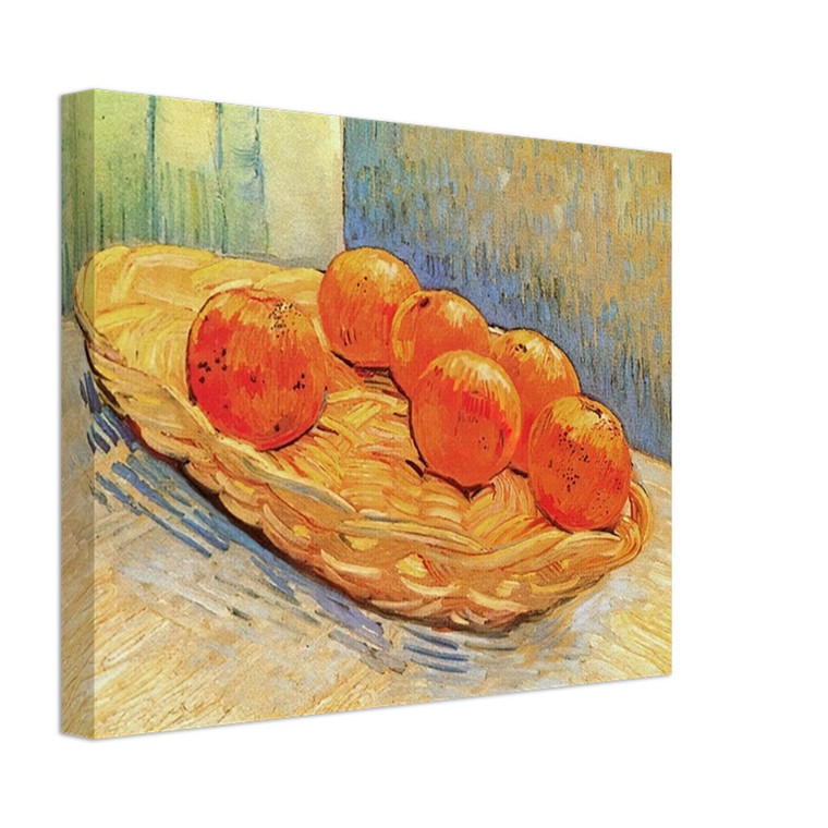 Vincent van Gogh  Still Life with Basket and Six Oranges Canvas