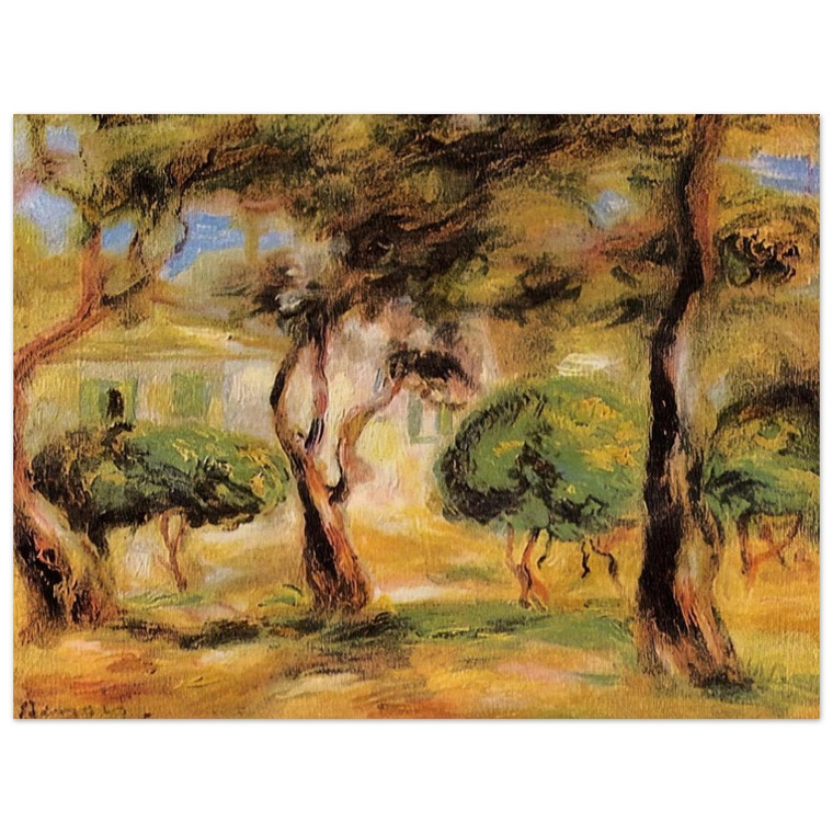 PierreAuguste Renoir  The Garden Collettes Aluminum Print