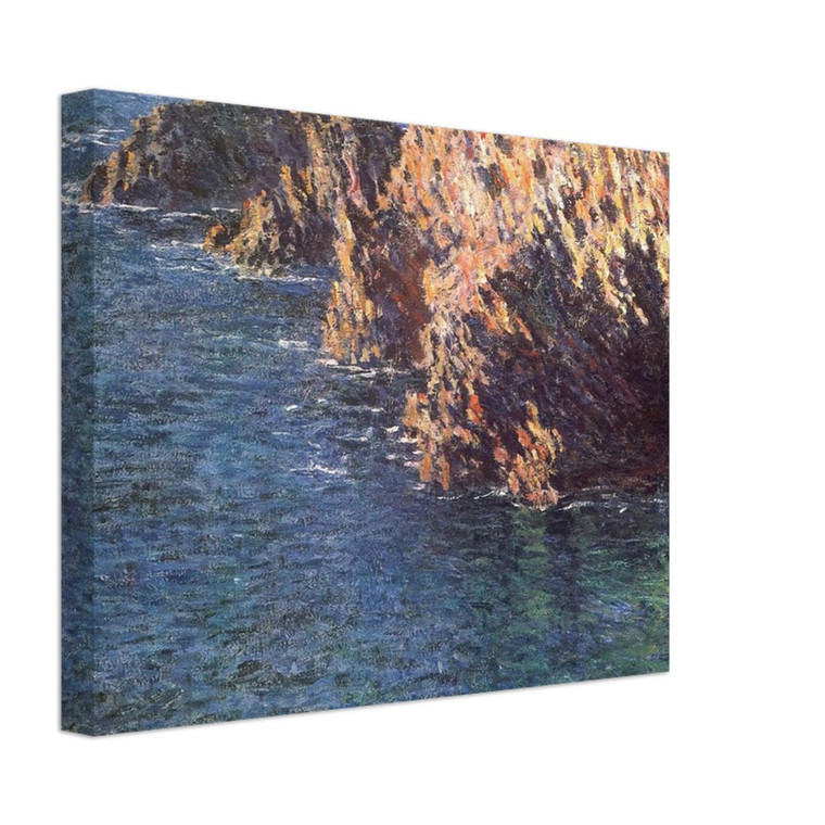 claude monet  The Grotto of PortDomois Canvas