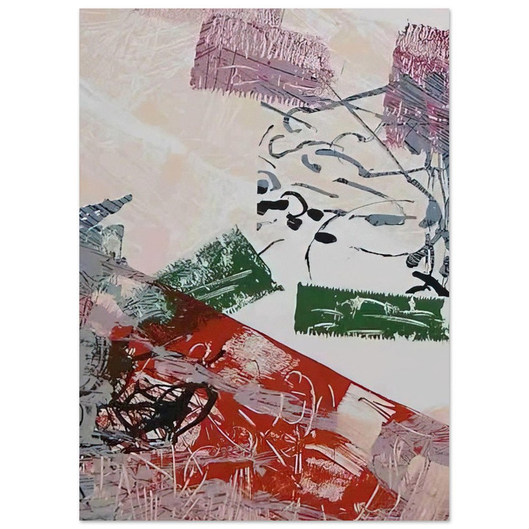 JeanPaul Riopelle  Lithograph 1968 Fine Art Poster / Art Print