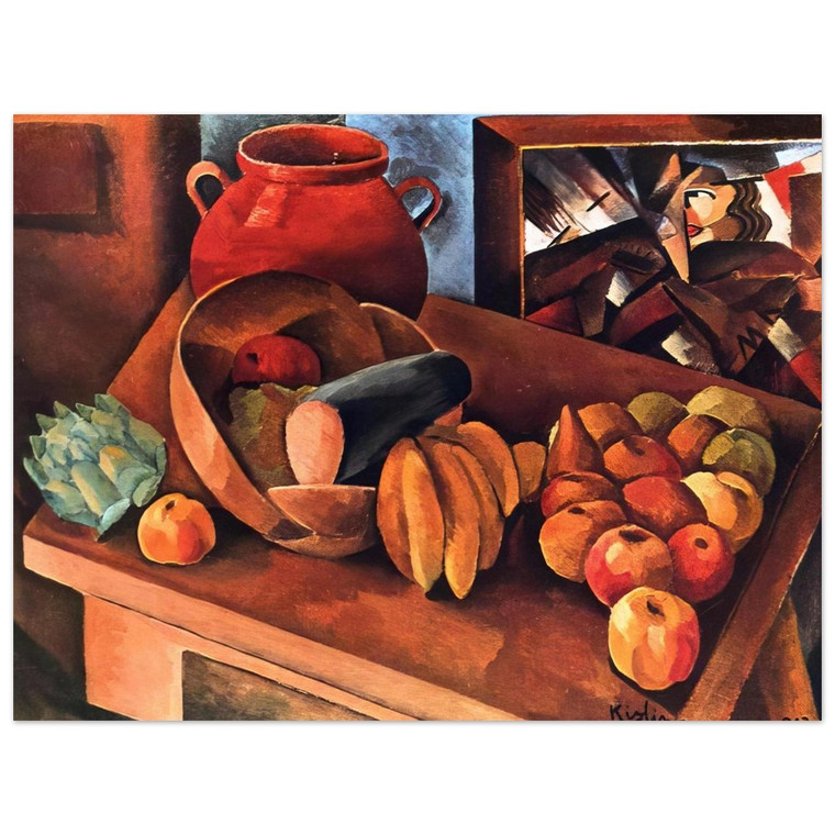 Moise Kisling  STILL LIFE WITH FRUIT 1913 Aluminum Print