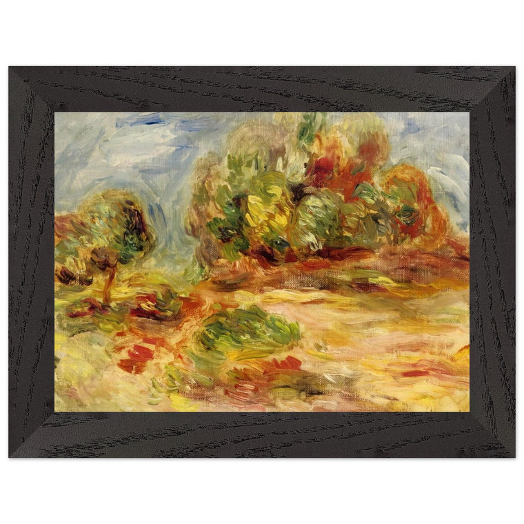 PierreAuguste Renoir  Cagnes Landscape Premium Wooden Framed Art Print / Poster