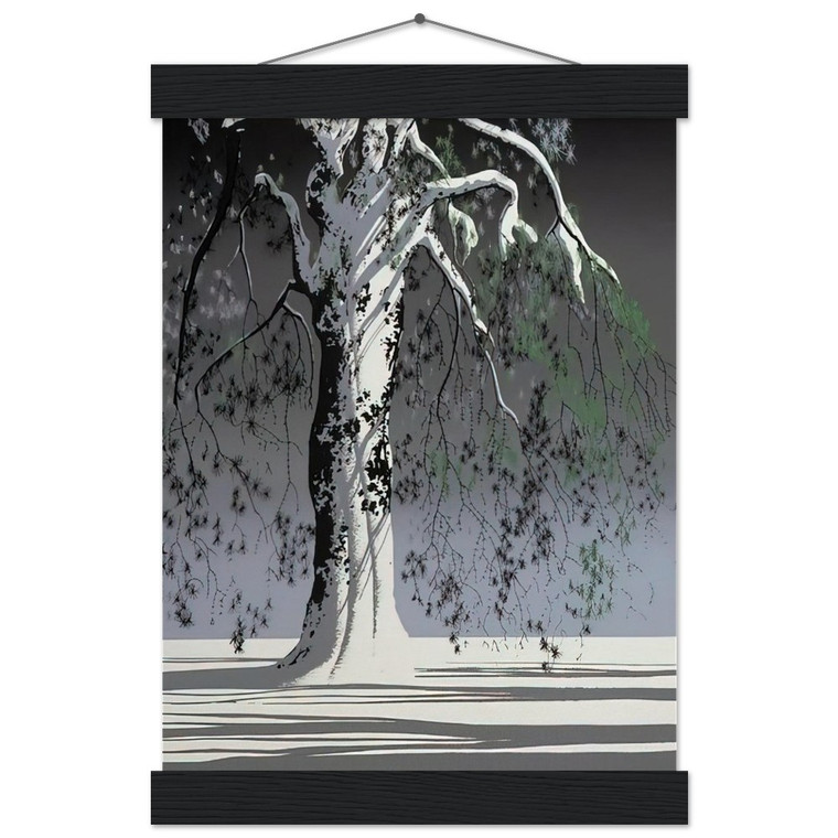 Eyvind Earle  Fir Tree In Snow Museum-Quality Matte Paper Poster with Hanger