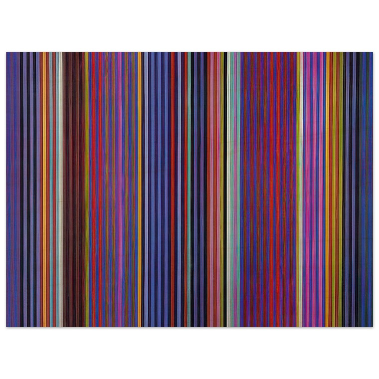 Gene Davis  Red Witch  1966 Wood Print