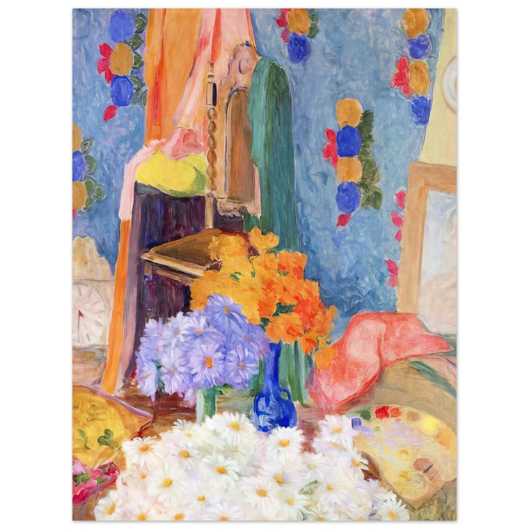 Tarsila do Amaral  Mario De Andrades Daisies Aluminum Print