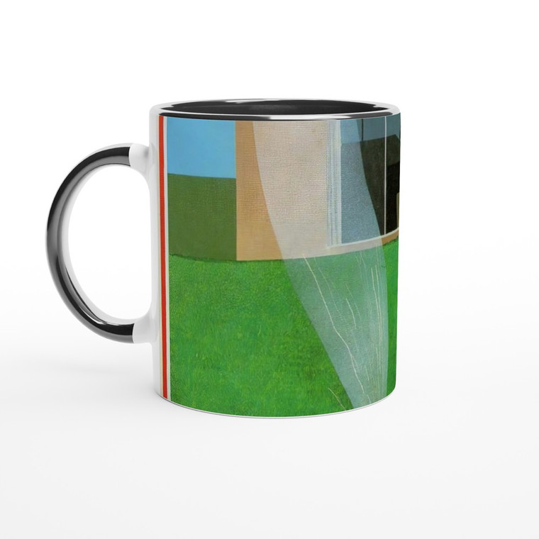David Hockney - David Hockney N21 Ceramic Mug with Color Inside