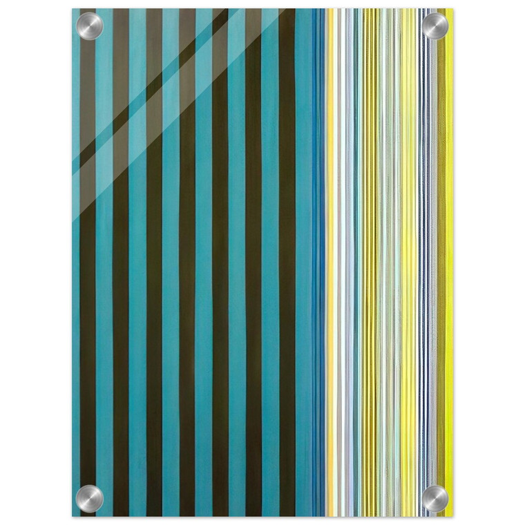 Gene Davis  Green Stripes  1970 Acrylic Print