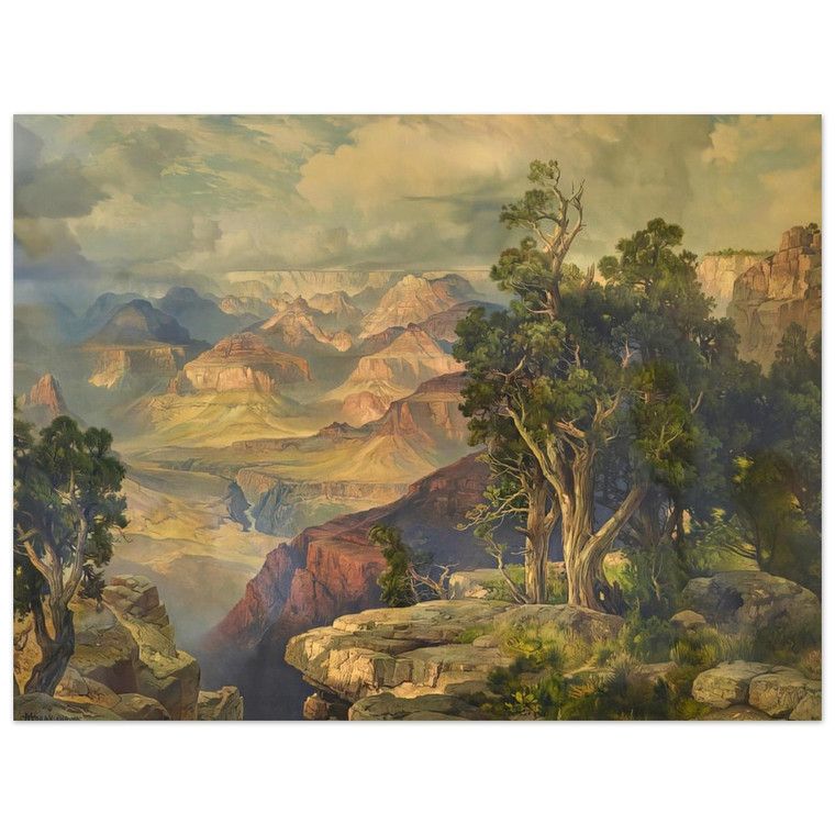 Thomas Moran  Grand Canyon from Hermit Rim Road Aluminum Print