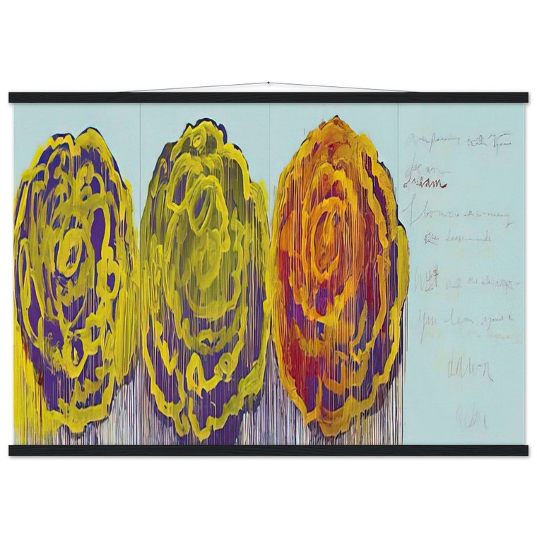 Cy Twombly  The Rose  III  Museum-Quality Matte Paper Poster with Hanger