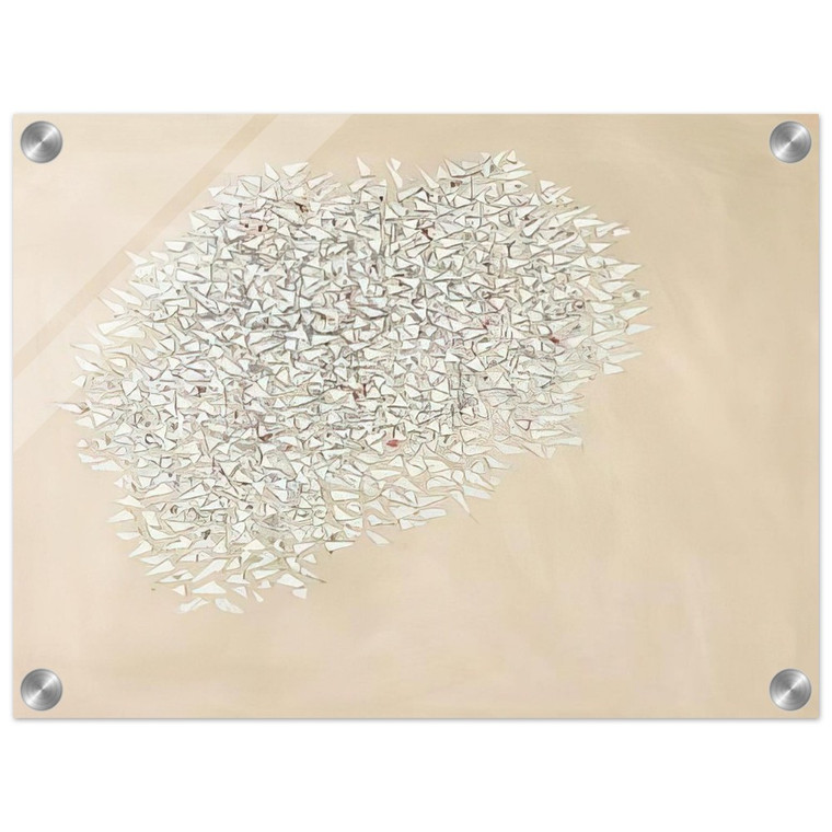 Robert Goodnough  White Mass  1980 Acrylic Print