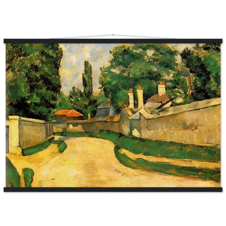 Paul Cezanne  Houses Along a Road Museum-Quality Matte Paper Poster with Hanger