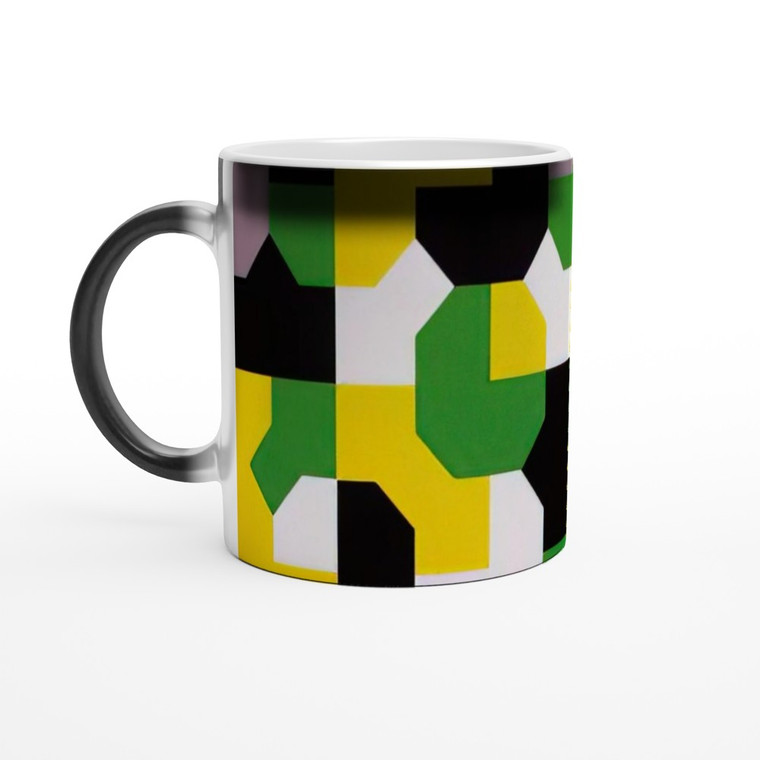 Bruno Munari - Curva di Peano - 1991 Magic Ceramic Mug