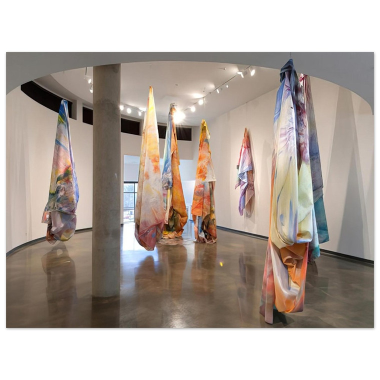 Sam Gilliam  Close to Trees Aluminum Print