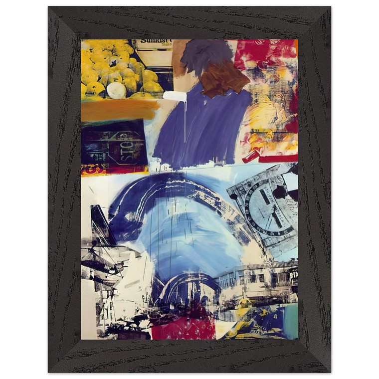 Robert Rauschenberg  HARBOR Premium Wooden Framed Art Print / Poster