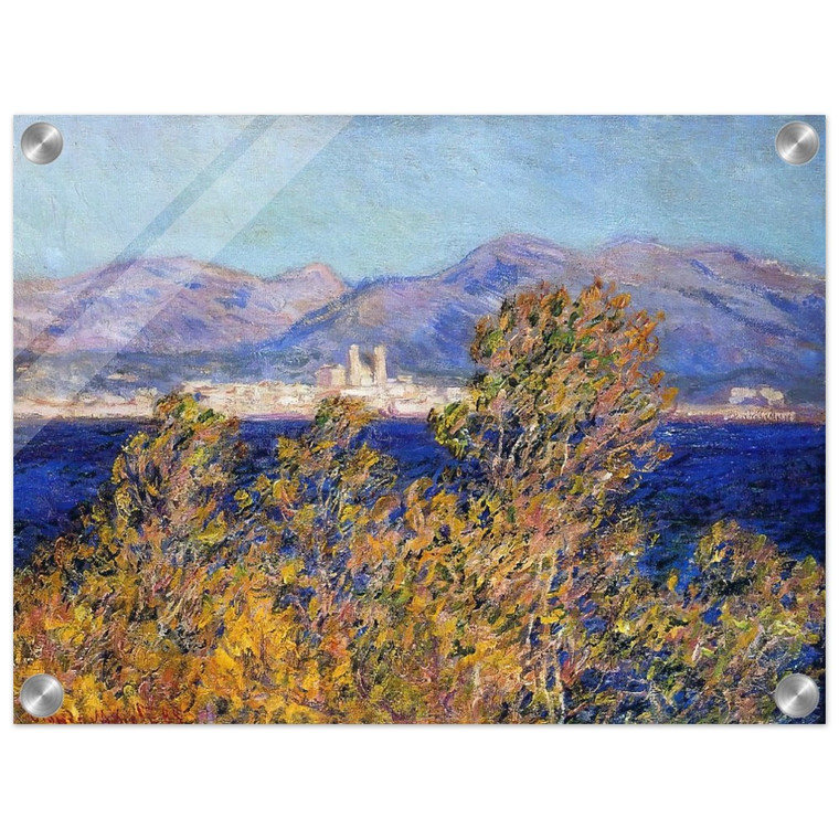claude monet  Antibes Seen from the Cape Mistral Wind Acrylic Print