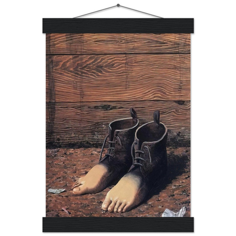 Rene Magritte  THE RED MODEL 1935 Museum-Quality Matte Paper Poster with Hanger